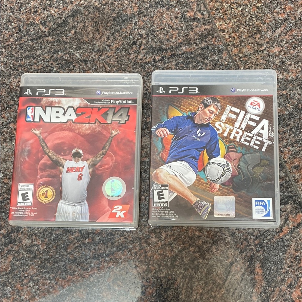 RARE PS3 NBA2K14 & FIFA